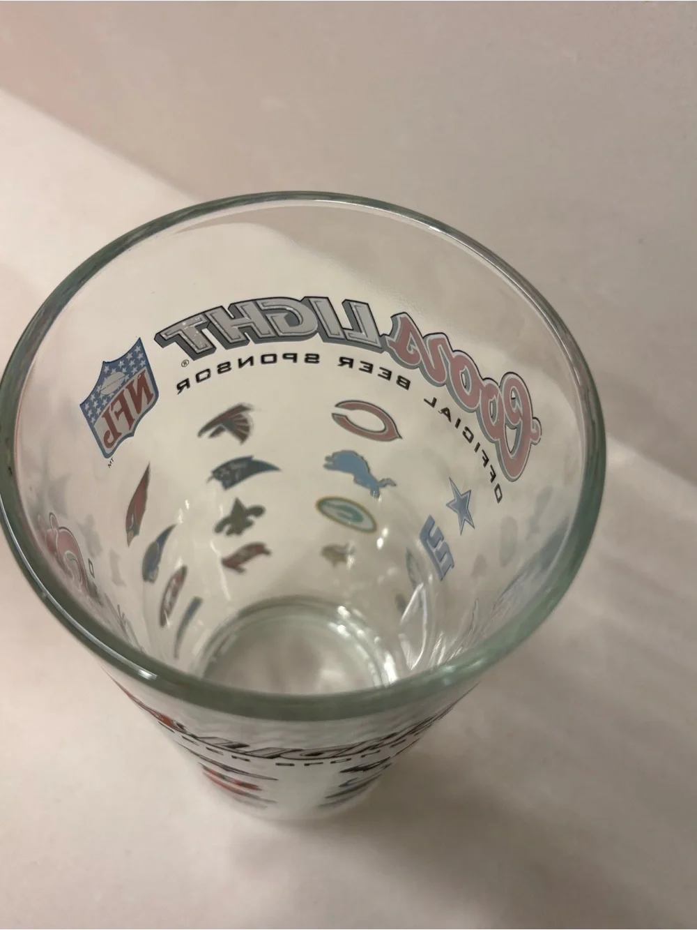 NFL x Coors Light Collectible Pint Beer Glass